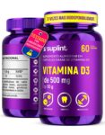 Suplementos Vitamina D3, 60 cápsulas de 500 mg – vitamina D frontal