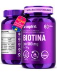 Biotina Suplemento, 60 cápsulas de 50 mg – biotina frontal