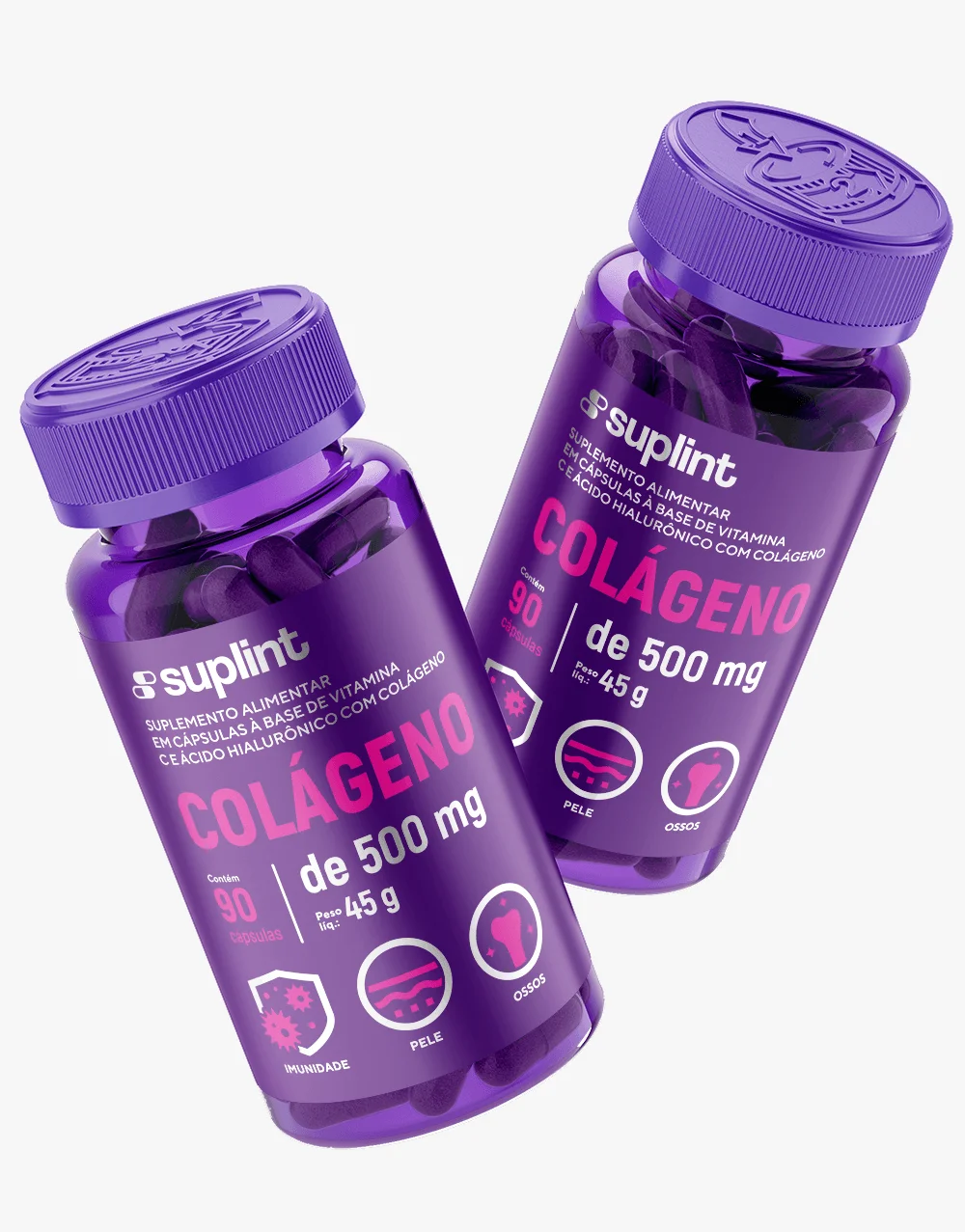 Colágeno, 90 cápsulas de 500 mg - colageno bottles Fly Colágeno, 90 cápsulas de 500 mg - colageno bottles Fly