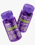 Picolinato de cromo suplementos, 60 cápsulas de 500 mg – cromo frontal
