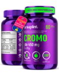 Picolinato de cromo suplementos, 60 cápsulas de 500 mg – cromo frontal
