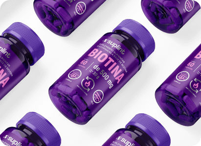 Biotina, 60 cápsulas de 500 mg - diagonal biotina