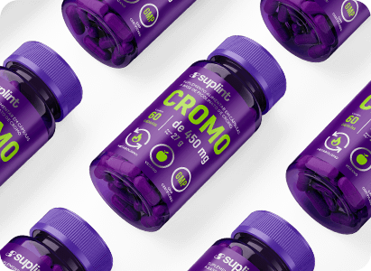Cromo, 60 cápsulas de 500 mg - diagonal cromo