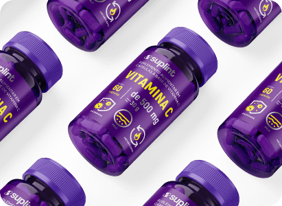 Vitamina C, 60 cápsulas de 500 mg - diagonal vitamina c