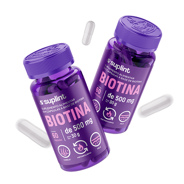 Biotina, 60 cápsulas de 500 mg - fly biotina