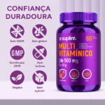Complexo vitamínico “Multivitamínico”, 60 cápsulas de 500 mg – multi vitaminico frontal