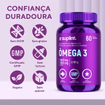 Ômega 3 EPA & DHA, 60 cápsulas de 1400 mg – omega frontal