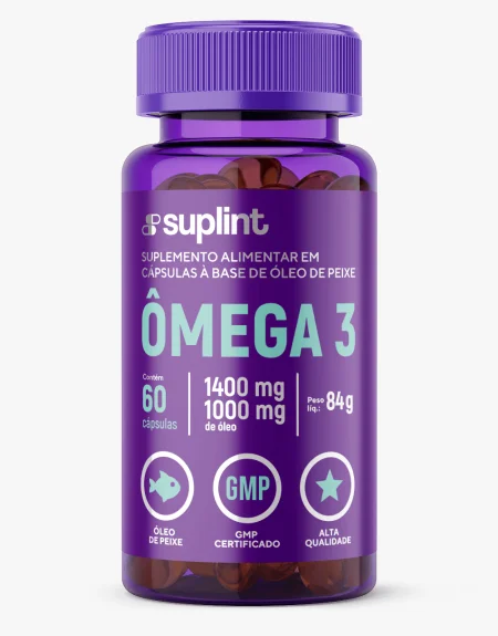 Ômega 3 EPA & DHA, 60 cápsulas de 1400 mg - omega frontal