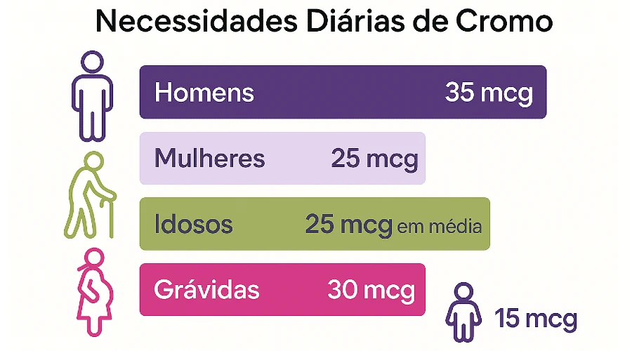 Deficiência de Cromo no Corpo - chromium needs pt